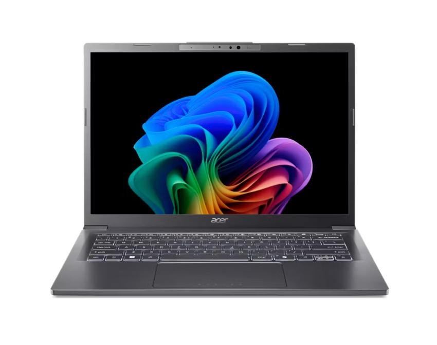 ACER ASPIRE 14 AI NX.JDJEM.003 | Intel Core Ultra 7 256V, 16GB RAM, 1TB SSD, 14.0" WUXGA Touch, Intel Arc Graphics, Win11 Home, Eng-Arab Keyboard, Steel Gray