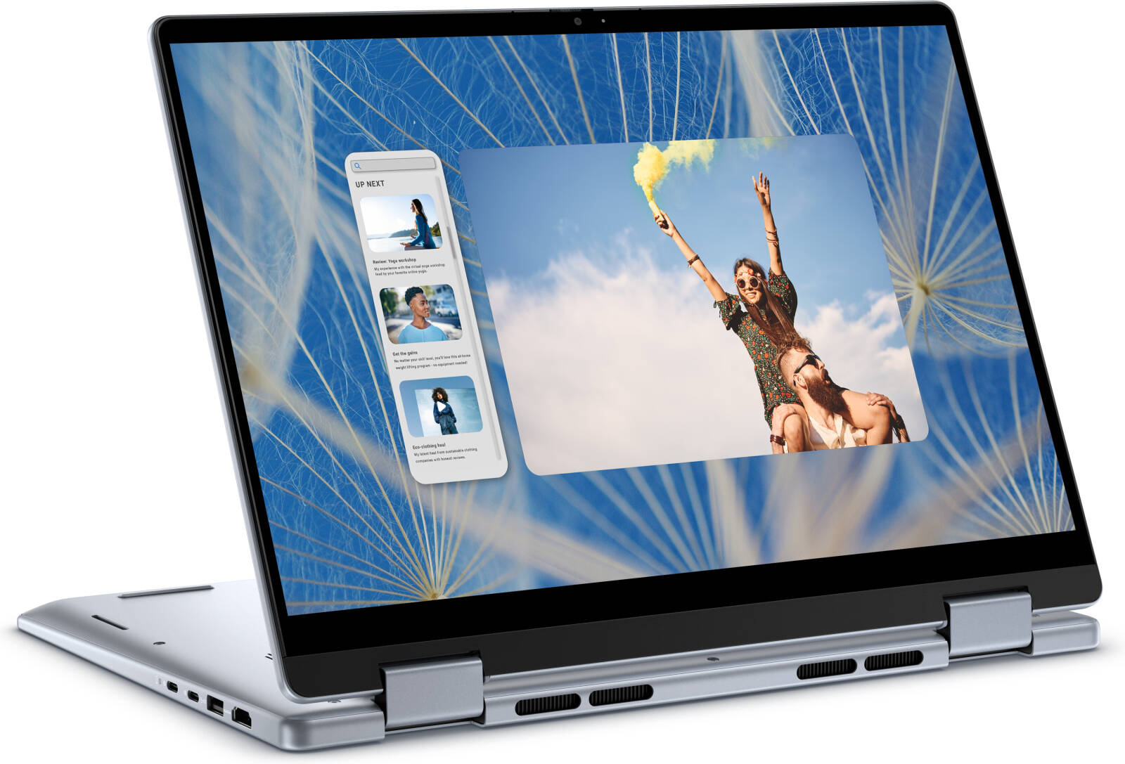 DELL INSPIRON 14 7440-INS-1001 2-IN-1 | Intel Core 7 150U, 16GB RAM, 1TB SSD, 14" FHD+ Touch & Flip, Stylus Pen, Intel Graphics, Win 11 Home, Eng-Arab  Keyboard, Ice Blue.