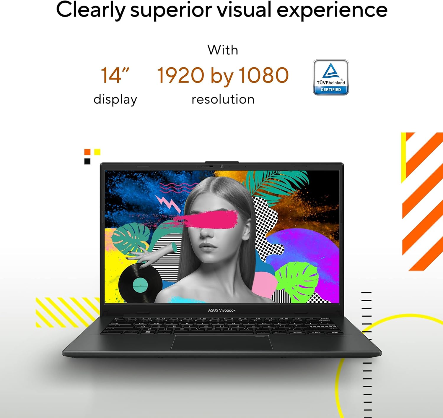 ASUS VIVOBOOK GO 14 E1404FA-NK185W | AMD Ryzen 5 7520U, 8GB RAM, 512GB SSD, AMD Radeon Graphics, 14" FHD, Win11 Home, Eng-Arab K/B, Black