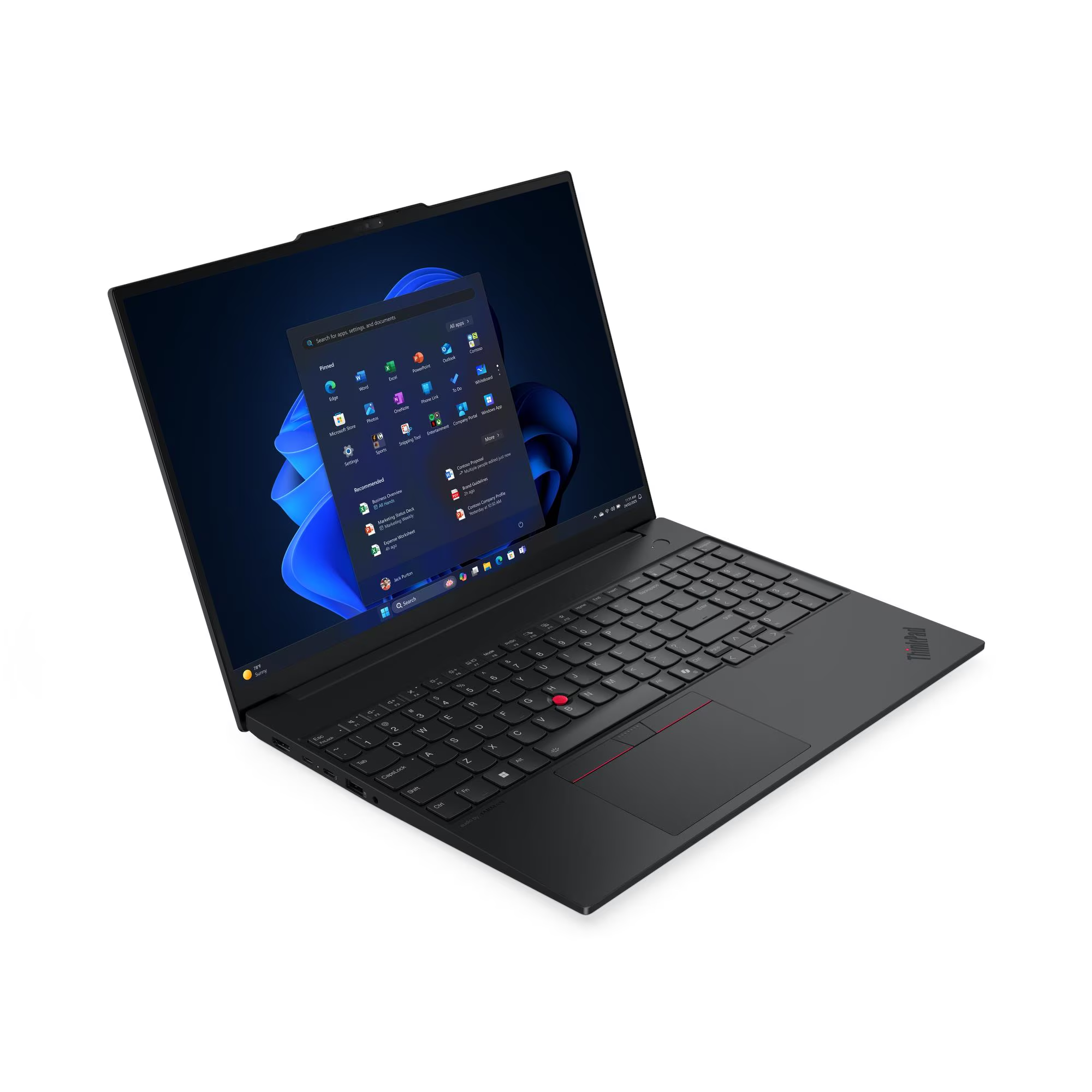 LENOVO THINKPAD E16 Gen 3 - 21SR005HGR | Intel Core Ultra 7 255H, 16GB RAM, 512GB SSD, 16"WUXGA IPS, Intel Graphics, Win 11 Pro, Eng Arab Keyboard, Lenovo Warranty
