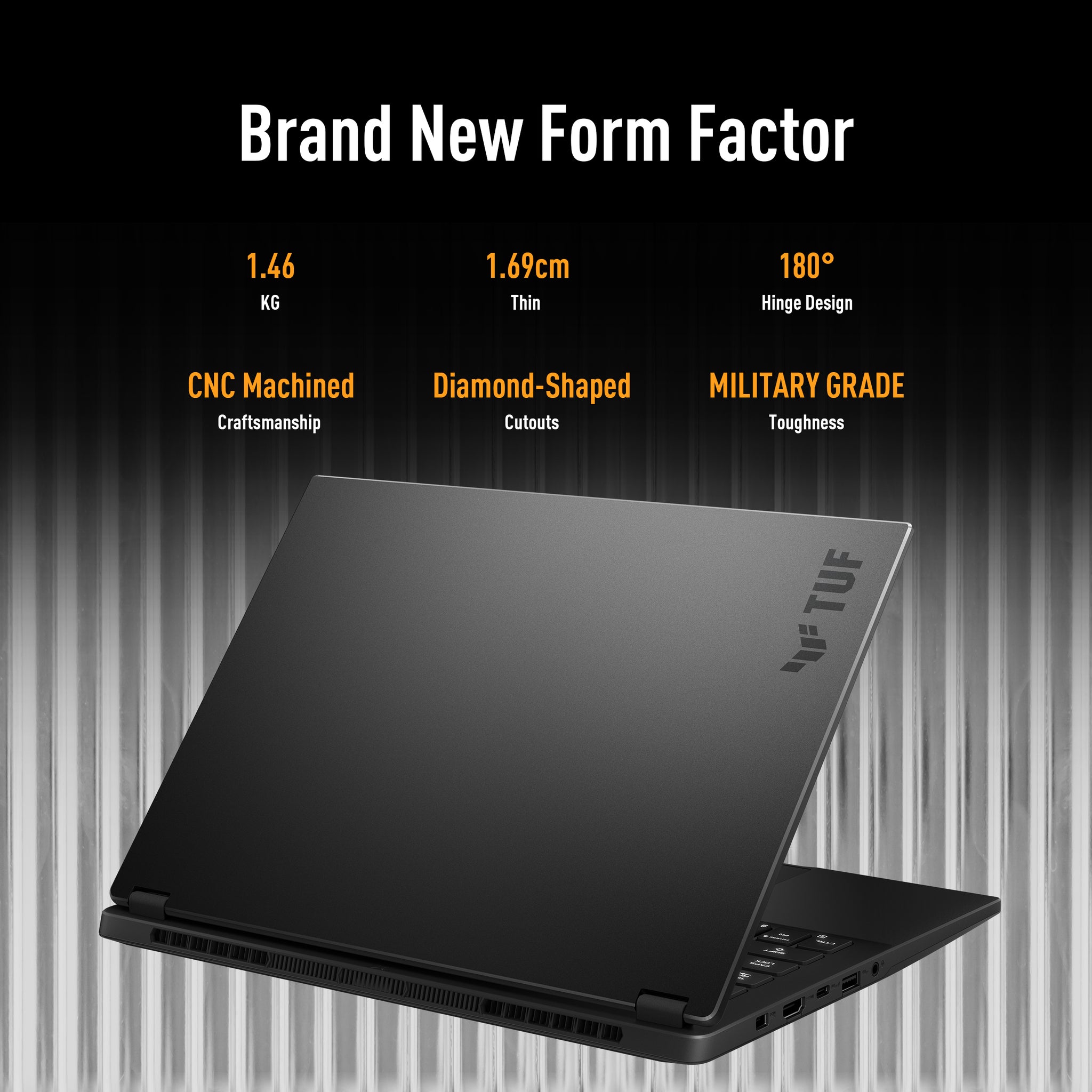 ASUS TUF GAMING FA401WU-RG037W | AMD Ryzen AI 9 HX  370, 16GB RAM, 1TB SSD, 14" WQXGA 165Hz, 6GB NVIDIA GeForce RTX 4050, Win11 Home, Eng-Arabic Keyboard, Gray + ASUS Backpack