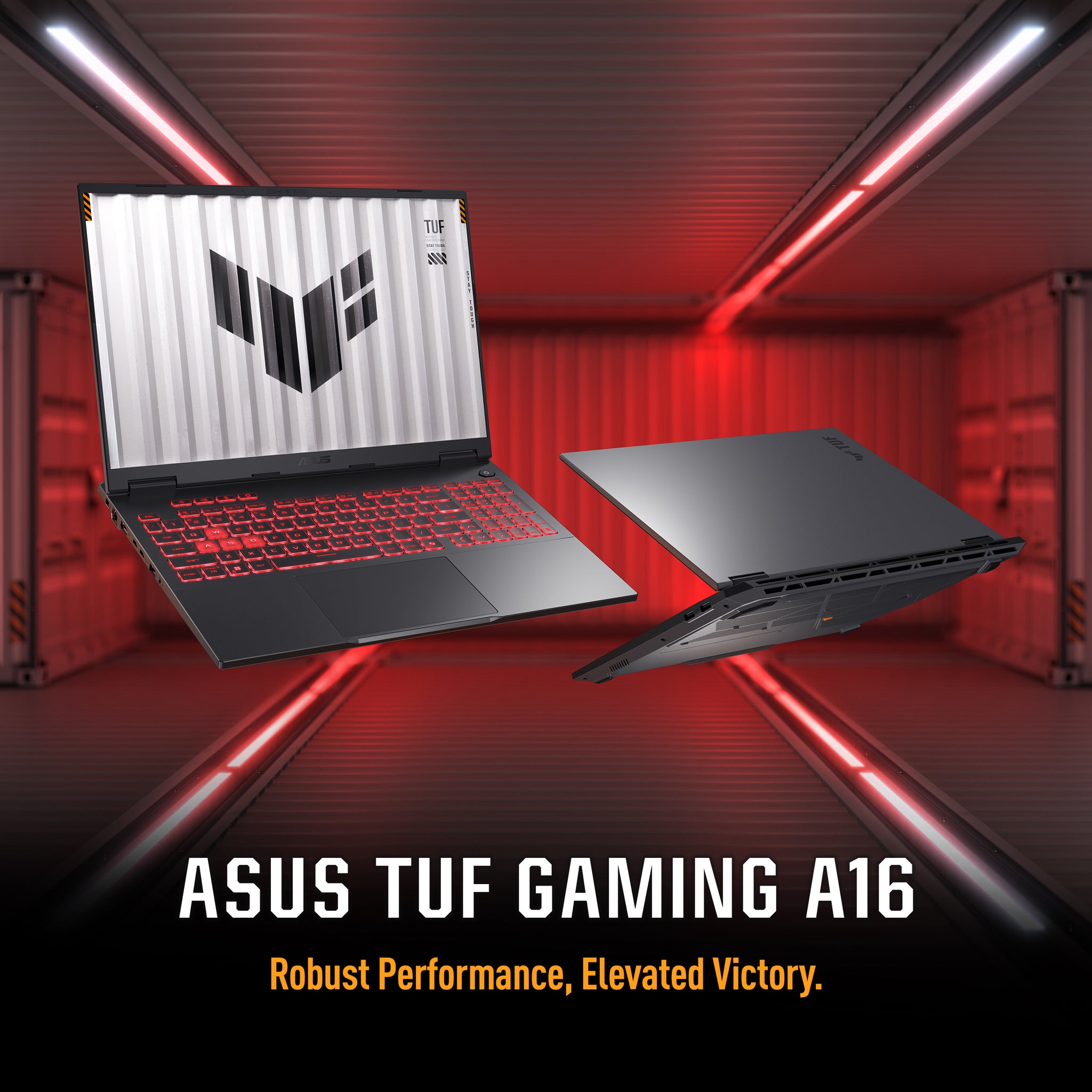 ASUS TUF GAMING A16 FA608PM-9161W | AMD Ryzen 9 8940HX, 16GB RAM, 1TB SSD, 16.0" WUXGA 165Hz, 8GB NVIDIA RTX 5060, Win11 Home, Eng-Arab Keyboard, Gray