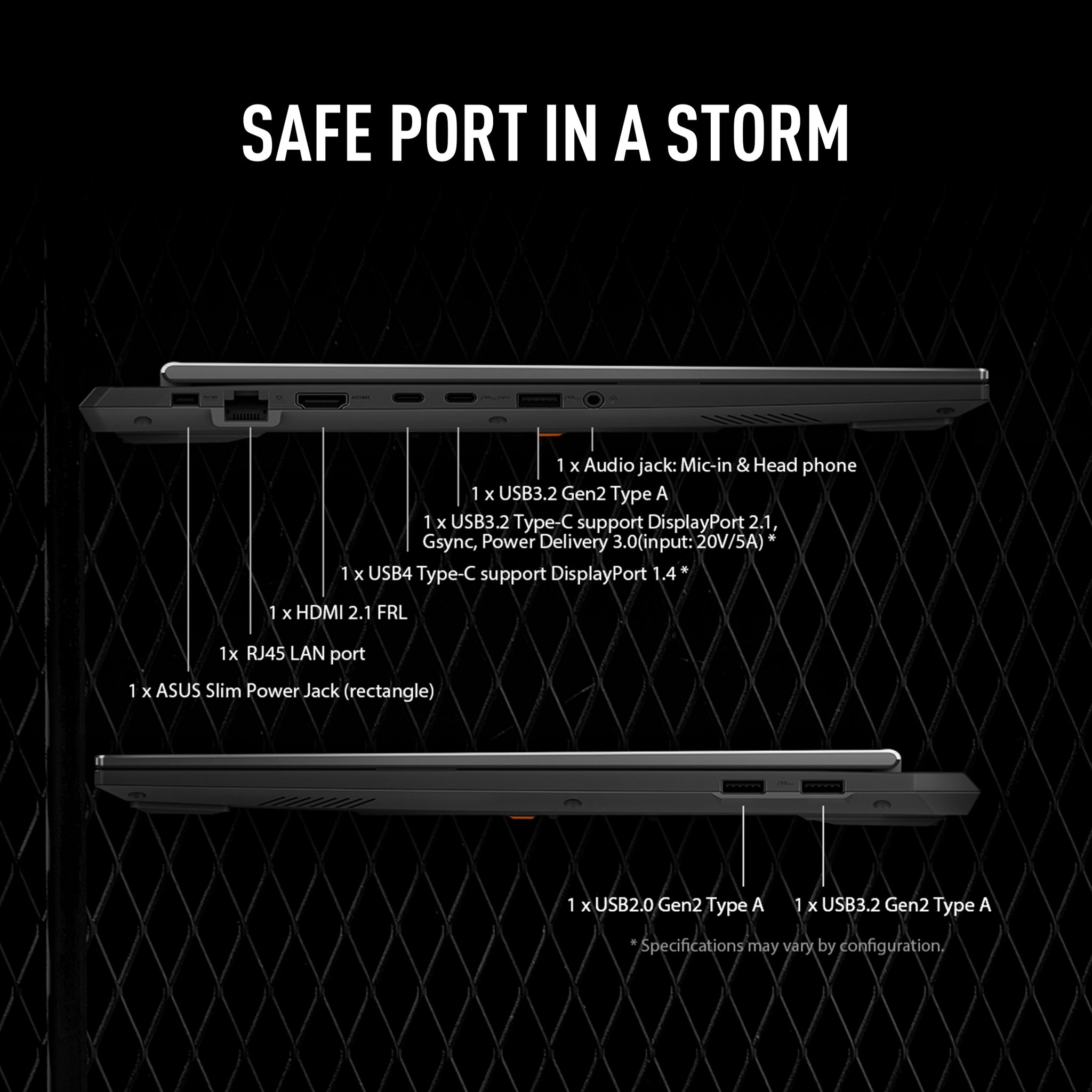 ASUS TUF GAMING A16 FA608PP-G1S161W | AMD Ryzen 9 8940HX, 16GB RAM, 1TB SSD, 16.0" WQXGA 165Hz, 8GB NVIDIA RTX 5070, Win11 Home, Eng-Arab Keyboard, Gray + Backpack