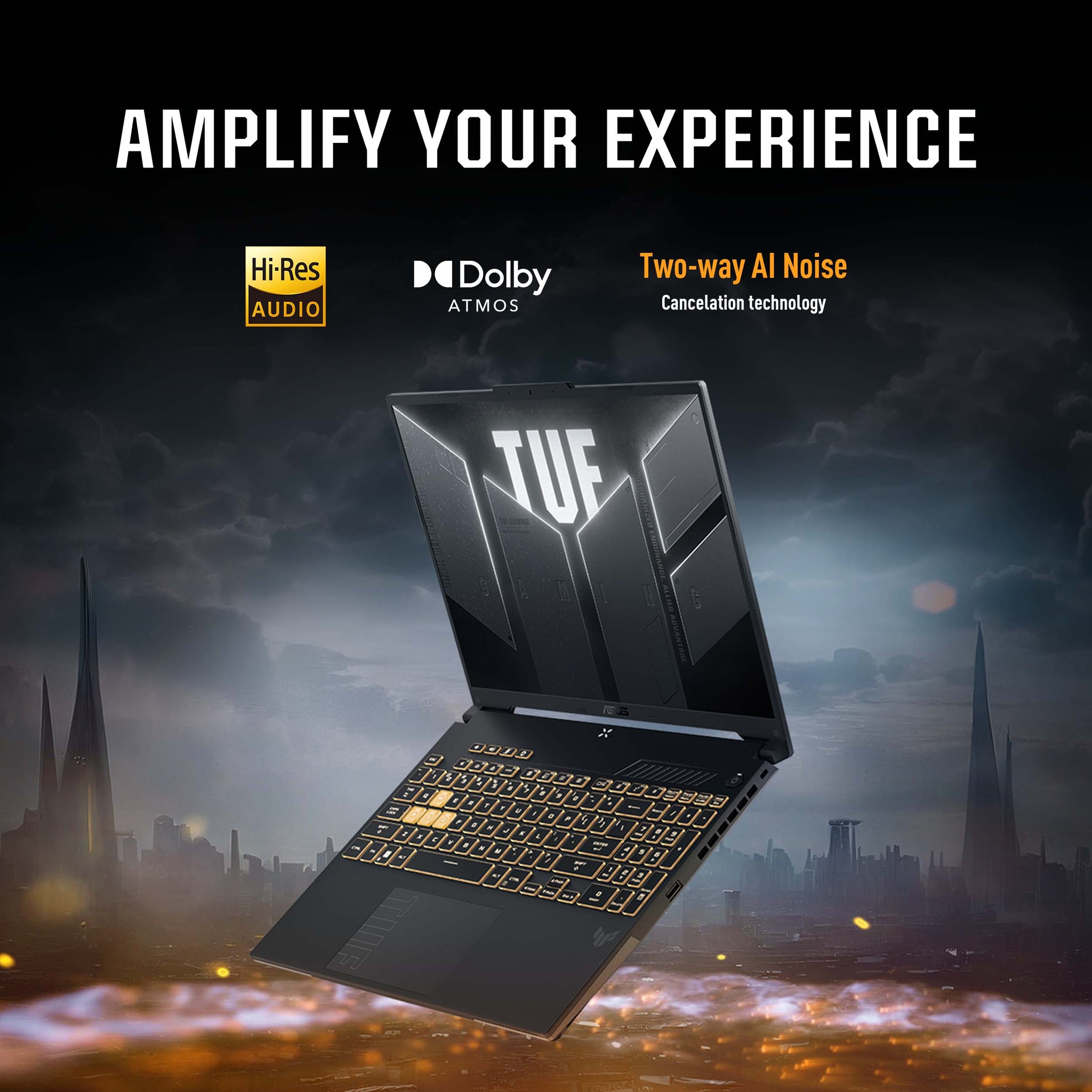 ASUS TUF GAMING F16 FX607VU-RL031W | Intel Core i7 13620H, 16GB RAM, 1TB SSD, 16.0" WUXGA 144Hz, 6GB NVIDIA RTX 4050, Win11 Home, Eng-Arab Keyboard, Gray