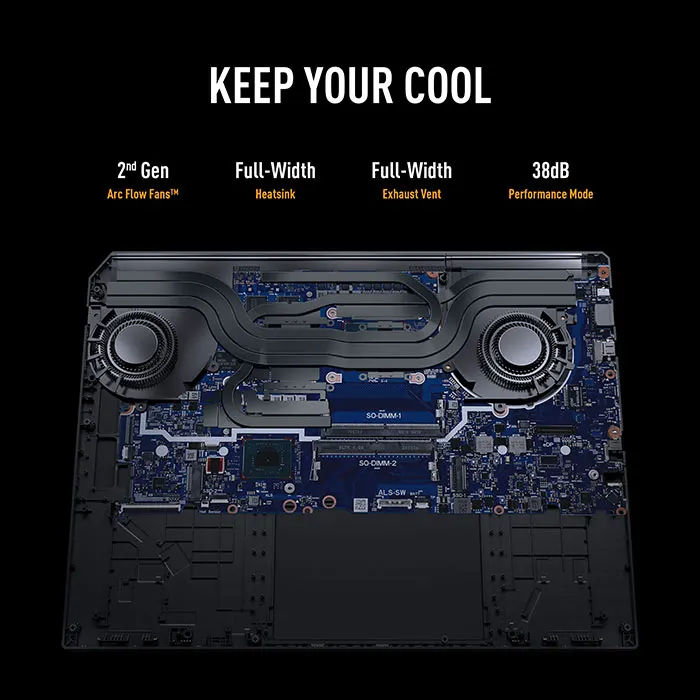 ASUS TUF GAMING F16 FX608JPR-71621W | Intel Core i7 14650HX, 32GB RAM, 1TB SSD, 16.0" WQXGA 165Hz, 8GB NVIDIA RTX 5070, Win11 Home, Eng-Arab Keyboard, Gray, ASUS Warranty