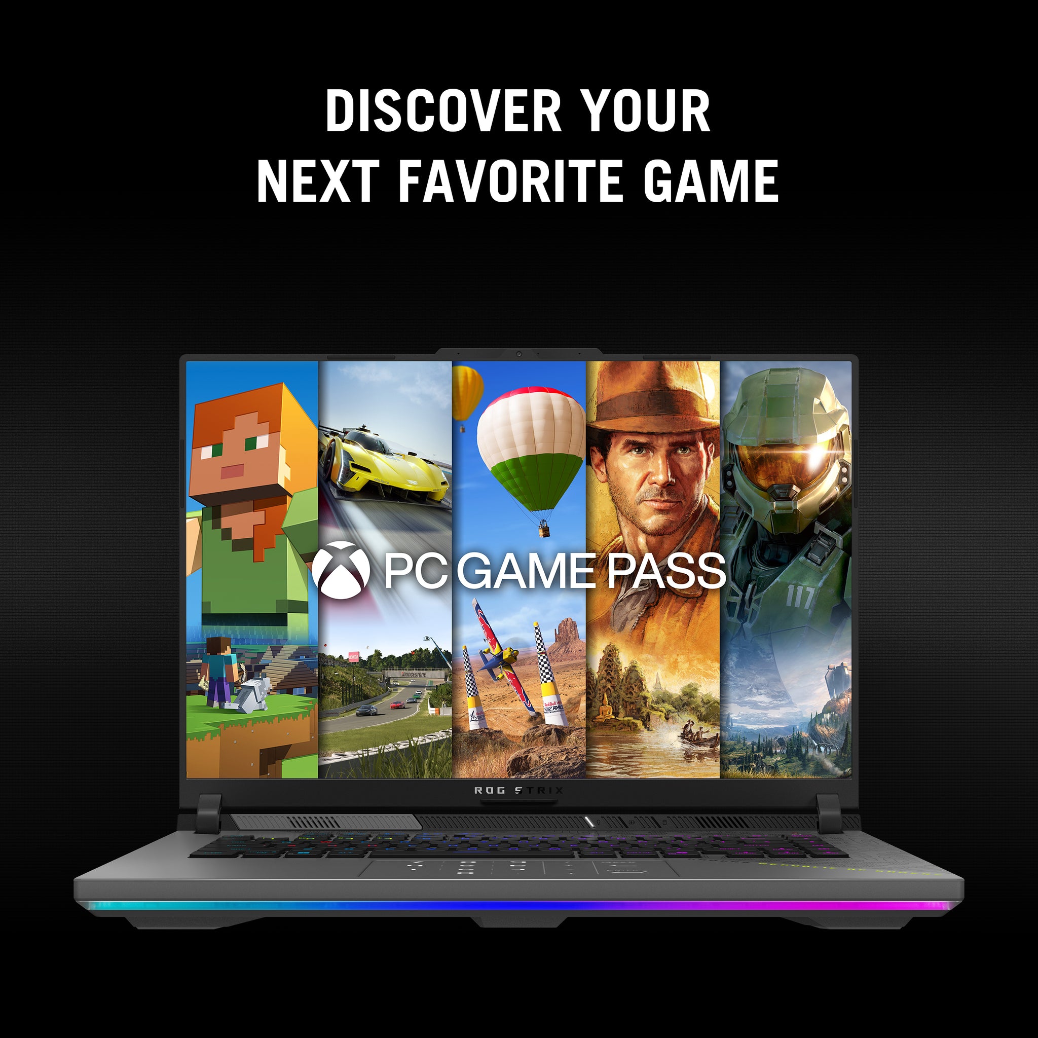 ASUS ROG STRIX G16 G614FM-RV169W | AMD Ryzen 9 9955HX, 16GB RAM, 1TB SSD, 16" WUXGA 165Hz, 8GB NVIDIA RTX 5060, Win11 Home, Eng-Arab Keyboard, Eclipse Gray, Asus Warranty + ROG Backpack