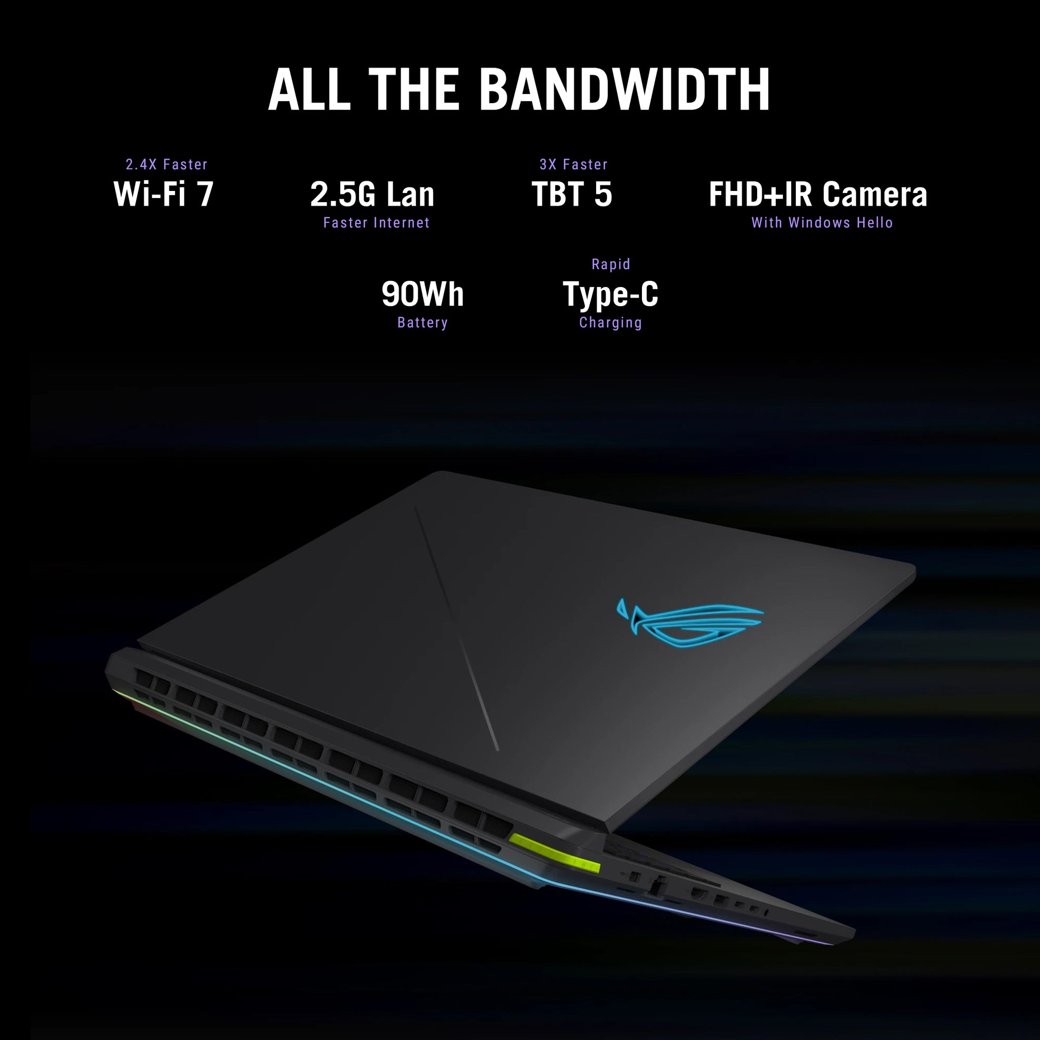 ASUS ROG STRIX G16 G615LW-G321W | Intel Core Ultra 9 275HX, 32GB RAM, 1TB SSD, 16" WUXGA 165Hz, 16GB NVIDIA RTX 5080, Win 11 Home, Eng-Arb Keyboard, Eclipse Gray, 2 Years ASUS Warranty