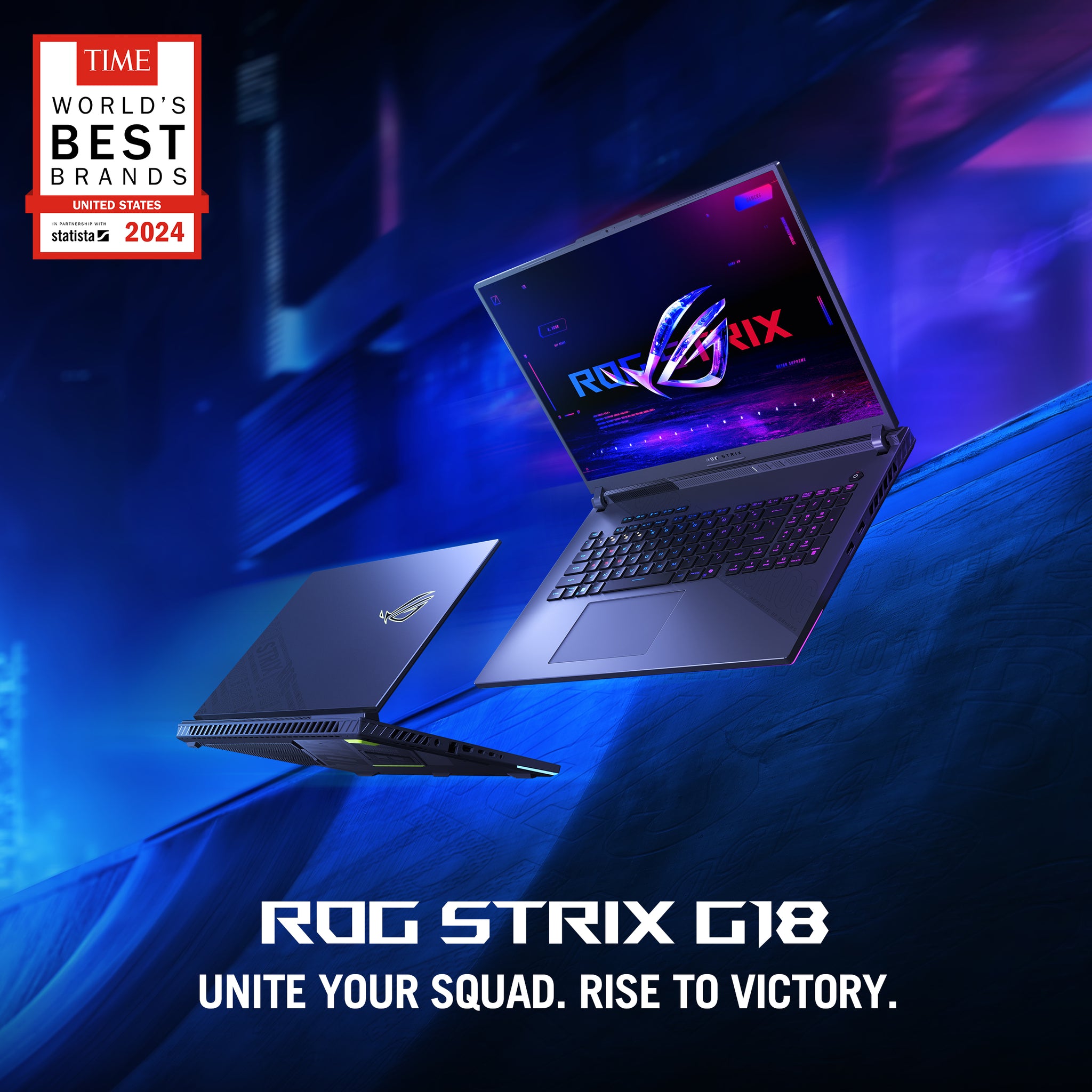 ASUS ROG STRIX G18 G815JPR-G91621W | Intel Core i9 14900HX, 32GB RAM, 1TB SSD, 18" WQXGA(2560x1600) 240Hz, 8GB NVIDIA RTX 5070, Win11 Home, Eng-Arb Keyboard, Gray + ROG Backpack & Mouse