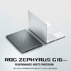 ASUS ROG ZEPHYRUS G16 GA605KP-AI-OLED322W | AMD Ryzen AI 7 350, 32GB RAM, 2TB SSD, 16.0" OLED WQXGA 240Hz, 8GB NVIDIA RTX 5070, Win 11 Home, Eng-Arab Keyboard, White + ASUS Sleeve & Mouse