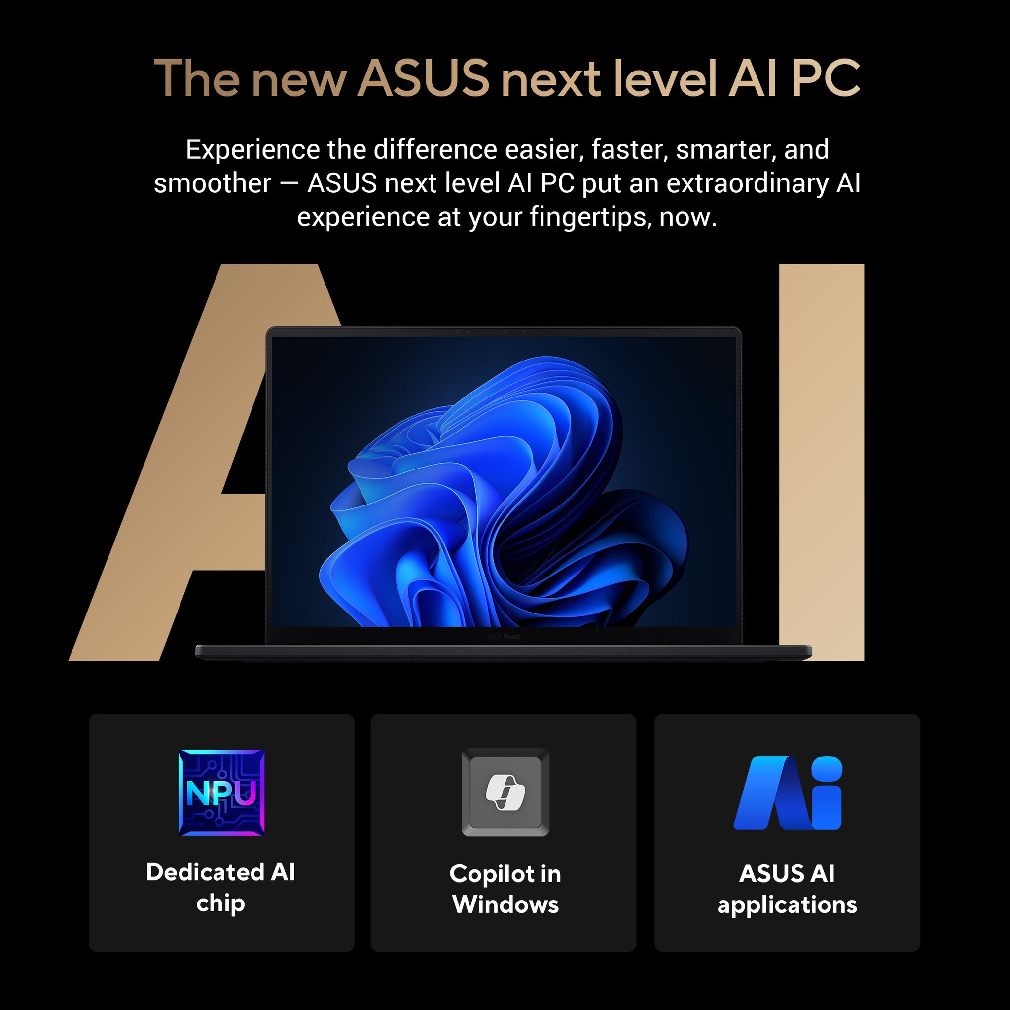 ASUS PROART P16 OLED H7606WP-ME025W | AMD Ryzen AI 9 HX370, 64GB RAM, 4TB SSD, 16.0" 4K ( 3840x2400 ) OLED 60Hz Touch Screen, 8GB NVIDIA RTX 5070, Win 11 Home, Eng-Arab Keyboard, Black