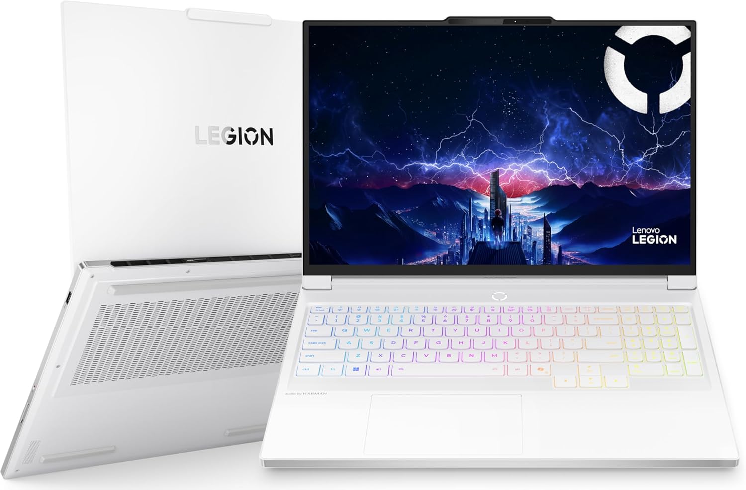 LENOVO LEGION 7 16IAX10 83KY001MAX | Intel Ultra 9 275HX, 32GB RAM, 2TB SSD, 16" WQXGA OLED 240Hz, 8GB NVIDIA RTX 5070, DOS ( Without Windows ), Eng-Arab Keyboard, Glacier White, Lenovo Warranty