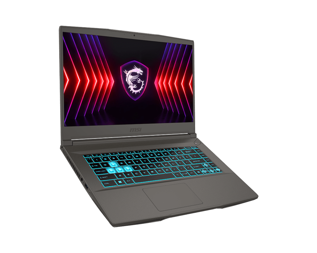 MSI THIN 15 B13UC 9S7-16R831-3098 | Intel Core i5 13420H, 8GB RAM, 512GB SSD, 15.6"FHD IPS 144Hz, 4GB NVIDIA RTX3050, Win 11 Home, Eng-Arab Keyboard, Gray, MSI Warranty