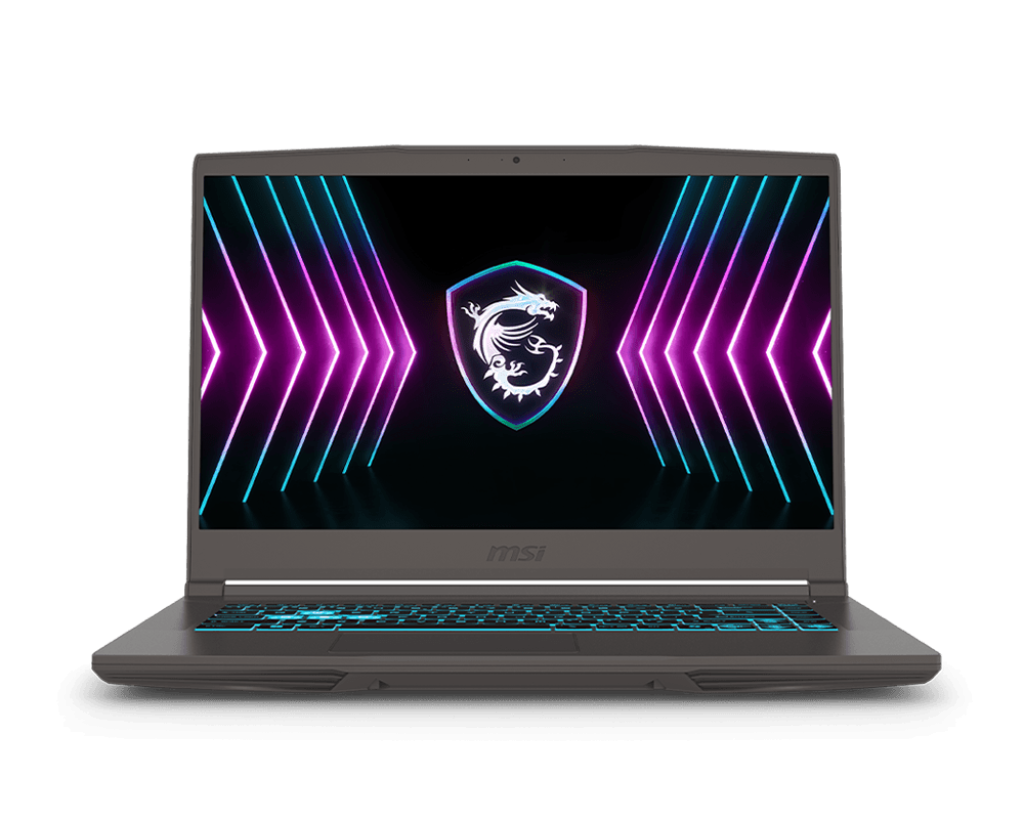 MSI THIN 15 B2RVE 9S7-16R831-3097 | Intel Core 7 240H, 16GB RAM, 512GB SSD, 15.6"FHD IPS 144Hz, 6GB NVIDIA RTX4050, Win11 Home, Eng-Arab Keyboard, Gray
