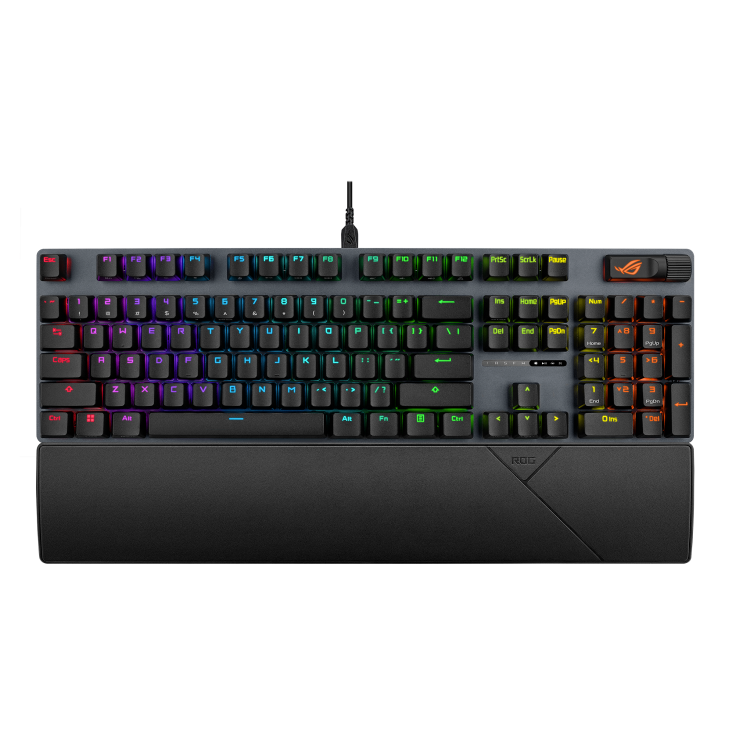 ASUS ROG STRIX SCOPE II X Mechanical Gaming Keyboard | ROG NX SNOW V2 Mechanical switch, Eng-Arab Keyboard / 90MP03XF-BKCA00