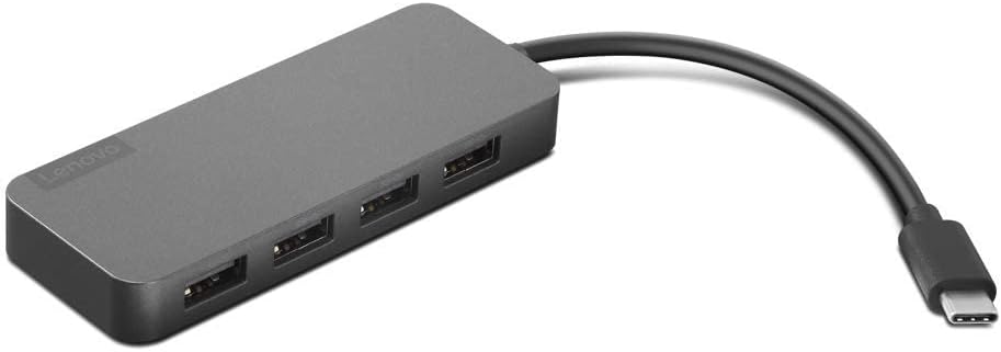 LENOVO USB-C 4 PORT USB A HUB - GX90X21431 |  Portable Design,  Plug And Play