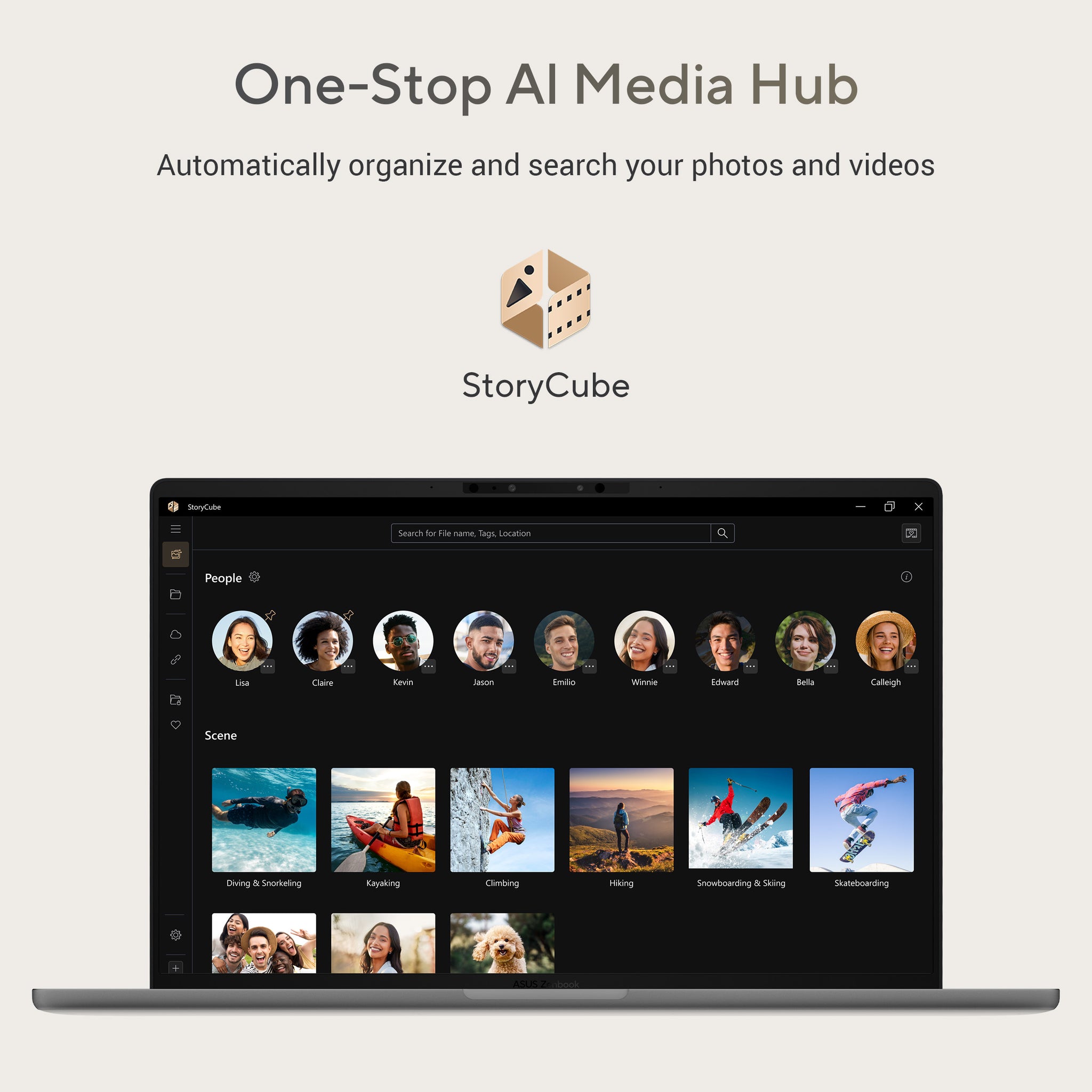 ASUS ZENBOOK A14 UX3407QA-QD180W | Snapdragon X X1 26 100, 16GB RAM, 1TB SSD, 14.0" WUXGA OLED Screen, Qualcomm u GPU, Win 11 Home ( ARM), Eng-Arab Keyboard, Zabriskie Beige