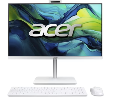 ACER AIO ASPIRE C24 A DQ.BRDEM.001 I Intel Core i5 13420H, 16GB RAM, 512GB SSD, 23.8"FHD, Intel UHD Graphics, Win11 Home, Wireless Keyboard & Mouse, White