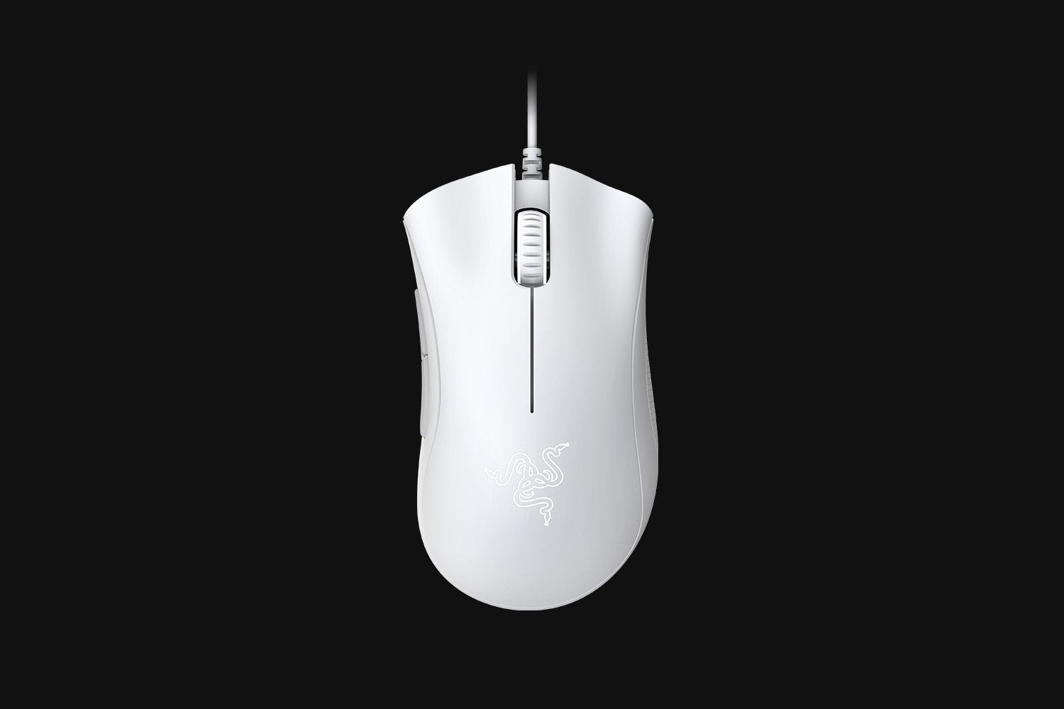 RAZER DEATHADDER ESSENTIAL - RZ01-03850200-R3M1 | White Edition Ergonomic Wired Gaming Mouse, True 6400 DPI Optical Sensor, 5 Programmable Buttons