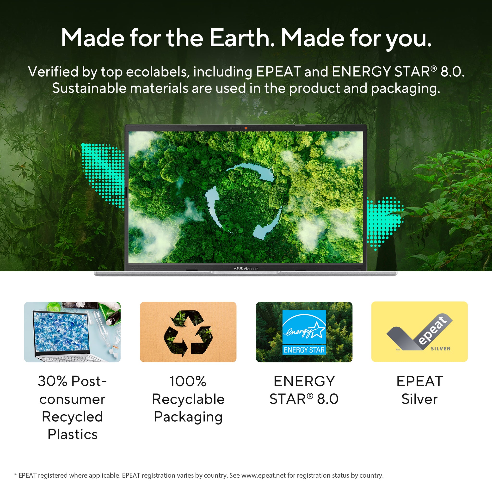 ASUS VIVOBOOK 15 M1502YA-NJ116W | AMD Ryzen 7  7730U, 16GB RAM, 512GB SSD, 15.6" FHD, AMD Radeon Graphics, Win11 Home, Eng-Arab Keyboard, Blue