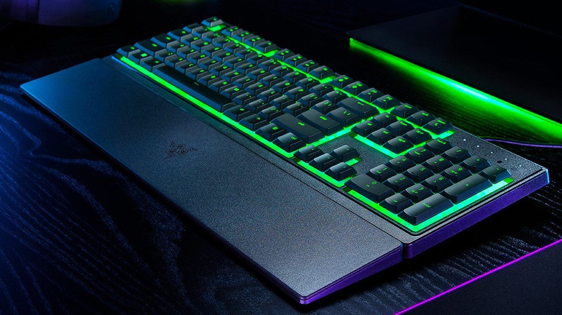RAZER ORNATA V3 X - RZ03-04470100-R3M1 | Low Profile Gaming Keyboard, Silent Membrane Switches, Durable Spill-Resistant Design, Ergonomic Wrist Rest