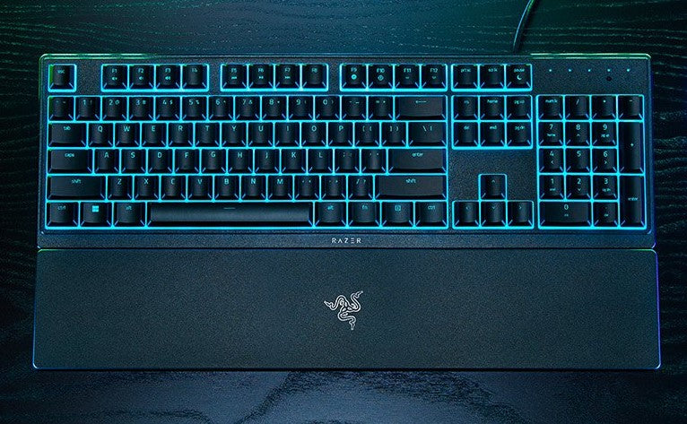 RAZER ORNATA V3 X - RZ03-04470100-R3M1 | Low Profile Gaming Keyboard, Silent Membrane Switches, Durable Spill-Resistant Design, Ergonomic Wrist Rest