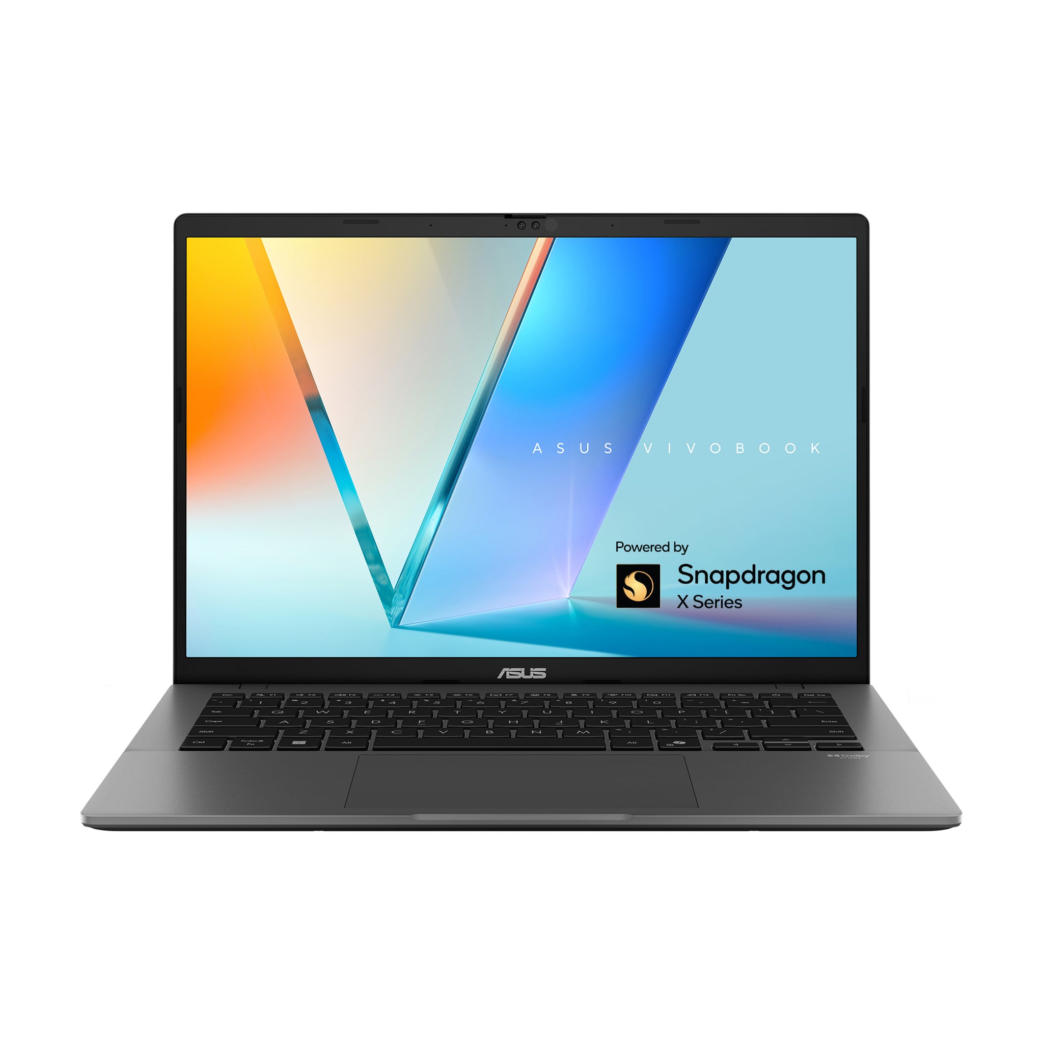 ASUS VIVOBOOK S14 S3407QA-KP014W | Snapdragon X X1 26 100, 16GB RAM, 1TB SSD, 14.0" WQXGA, Qualcomm Adreno GPU, Win 11 Home ( ARM), Eng-Arab Keyboard, Matte Gray