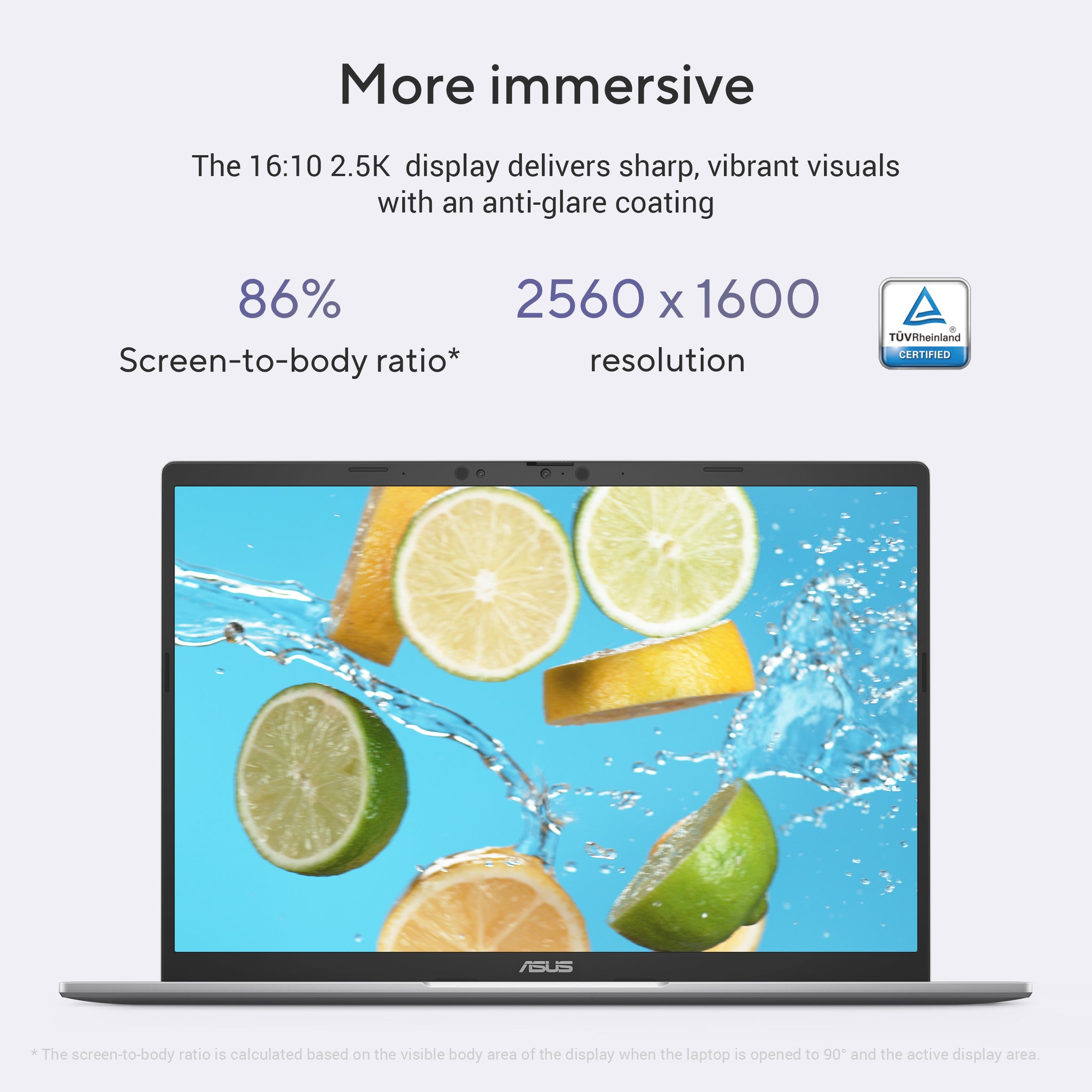 ASUS VIVOBOOK S14 S3407QA-KP014W | Snapdragon X X1 26 100, 16GB RAM, 1TB SSD, 14.0" WQXGA, Qualcomm Adreno GPU, Win 11 Home ( ARM), Eng-Arab Keyboard, Matte Gray