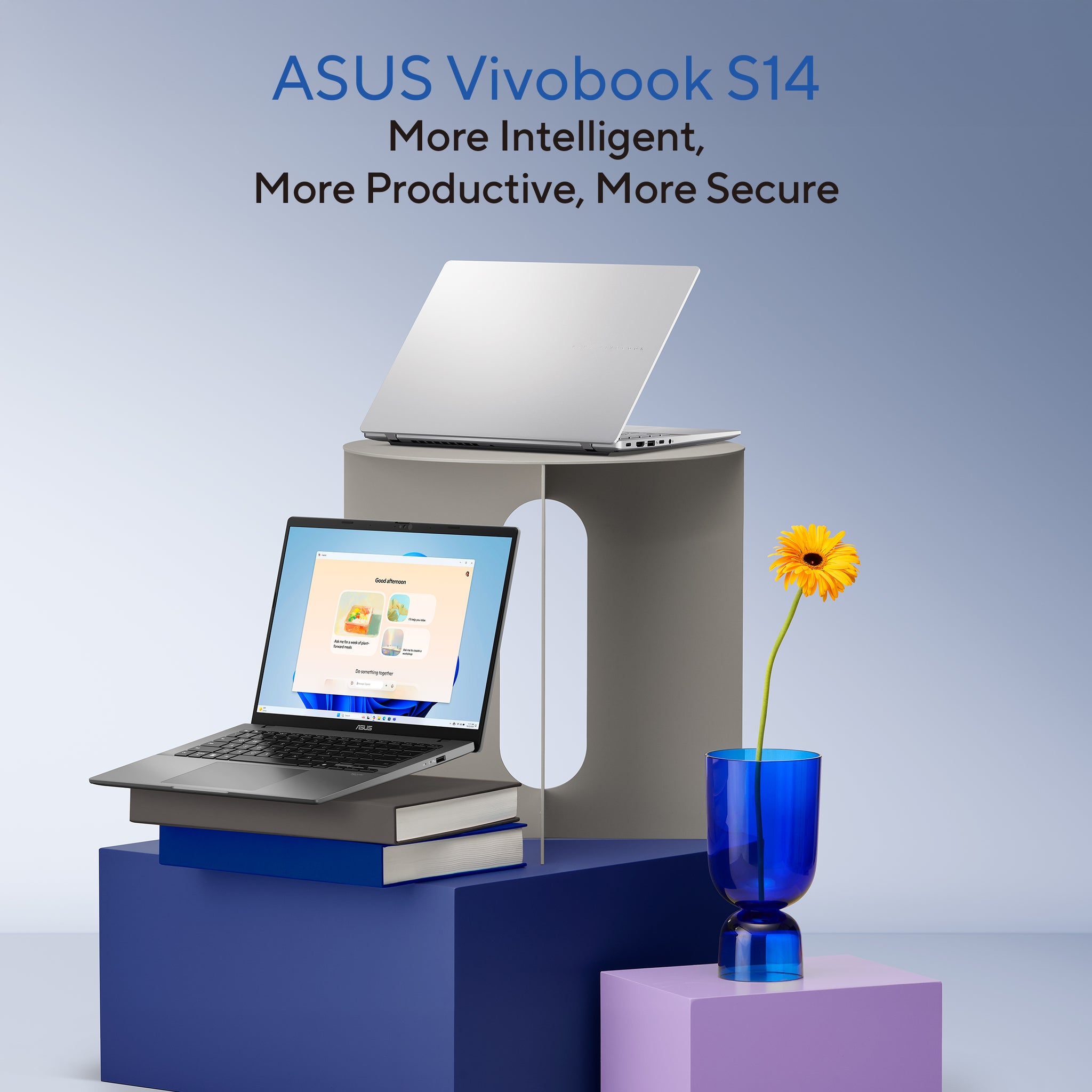 ASUS VIVOBOOK S14 S3407VA-LY031W | Intel Core i5 13420H, 16GB RAM, 512GB SSD, 14.0" WUXGA, Intel UHD Graphics, Win 11 Home, Eng-Arab Keyboard, Silver