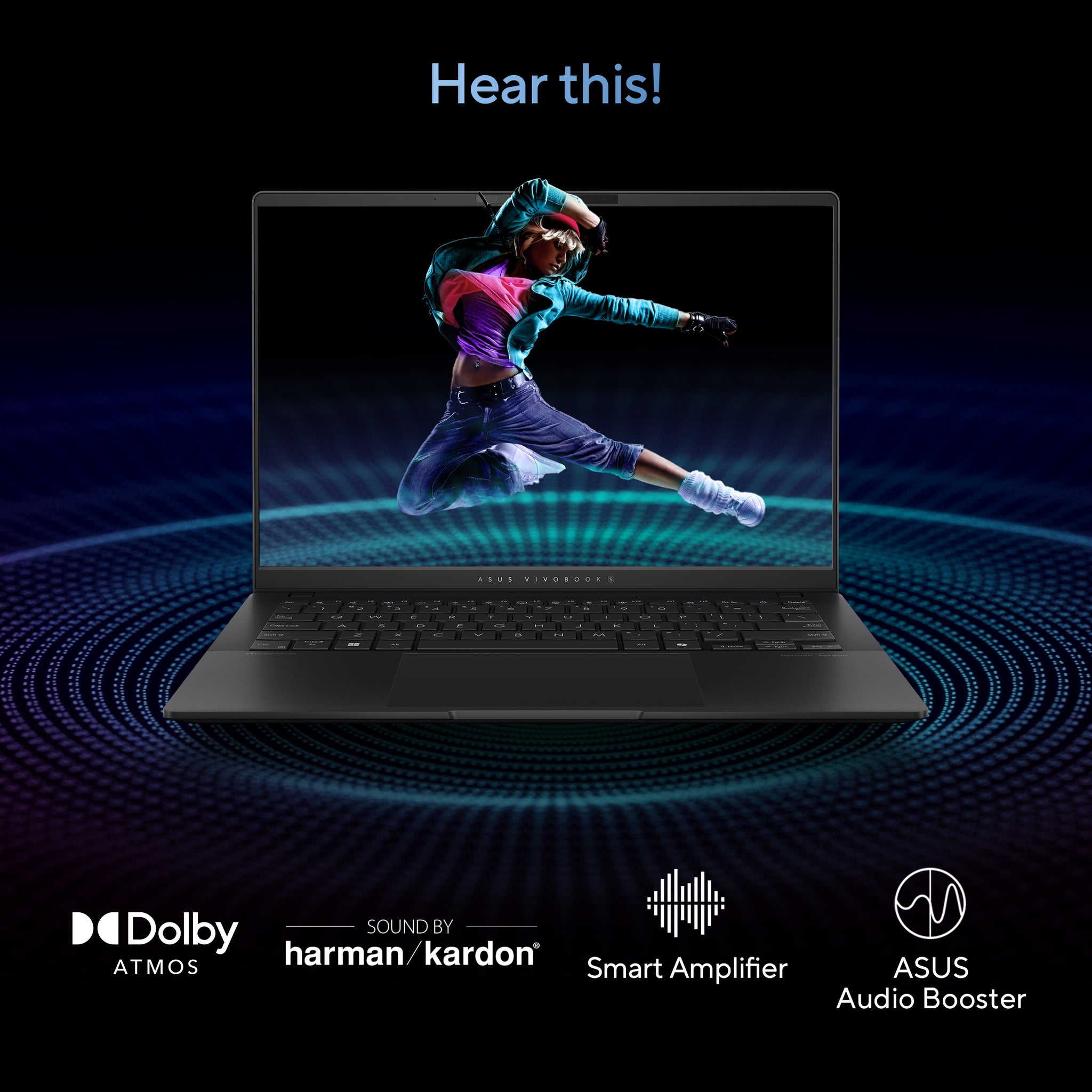 ASUS VIVOBOOK S 14 OLED S5406SA-QD076W | Intel Core Ultra 7 258V, 32GB RAM, 1TB SSD, 14.0" OLED WUXGA 120Hz, Intel Arc Graphics, Win11 Home, Eng-Arab Keyboard, Black