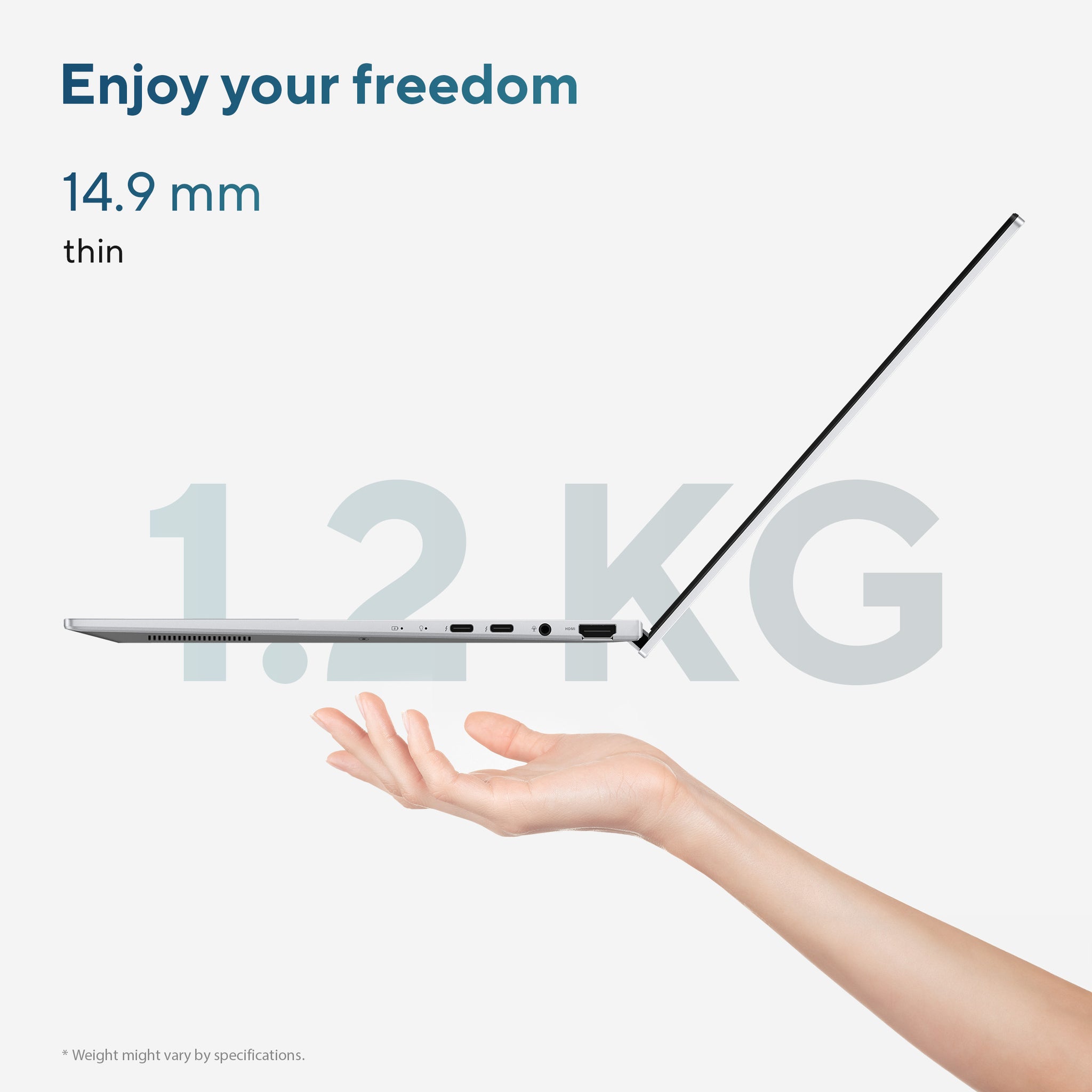 ASUS ZENBOOK 14 OLED UX3405CA-PZ052W | Intel Core Ultra 7 255H, 16GB RAM, 1TB SSD, 14.0" OLED 3K Touch Screen, Intel Arc Graphics, Win11 Home, Eng-Arab Keyboard, Ponder Blue + Sleeve