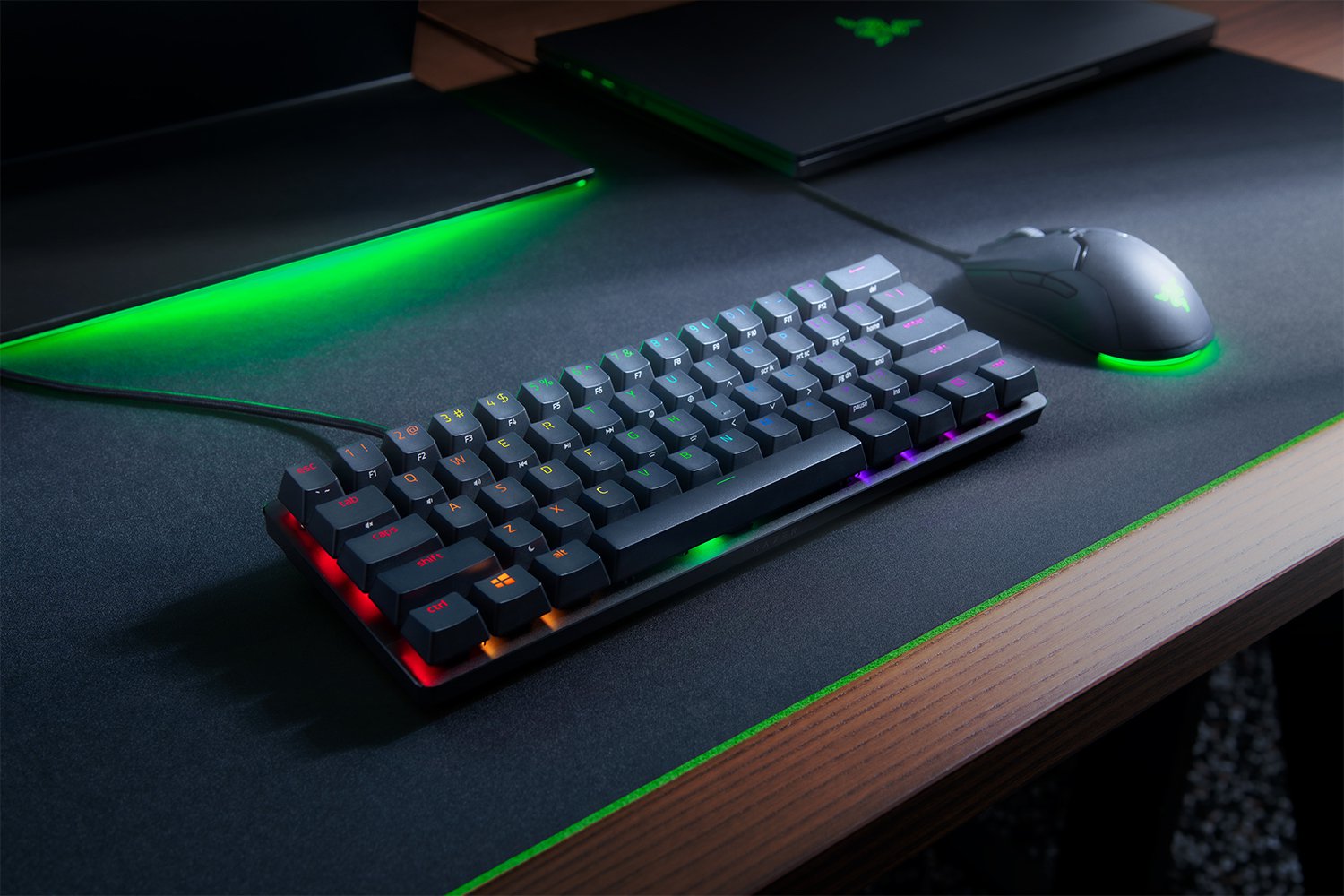 RAZER HUNTSMAN MINI - RZ03-03390200-R3M1 | 60% Optical Gaming Keyboard, Razer Linear Optical Switches