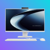ASUS AIO P470VAT-WPF003W | Intel Core 7 240H, 16GB RAM, 1TB SSD, 27" FHD LCD Touch Screen, Intel Graphics, Windows 11 Home, Wireless Eng-Arab Keyboard &  Mouse, White.