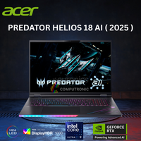 ACER PREDATOR HELIOS 18 AI NH.QVYEM.005 I Intel Core Ultra 9 275HX, 96GB RAM, 1TB SSD, 18