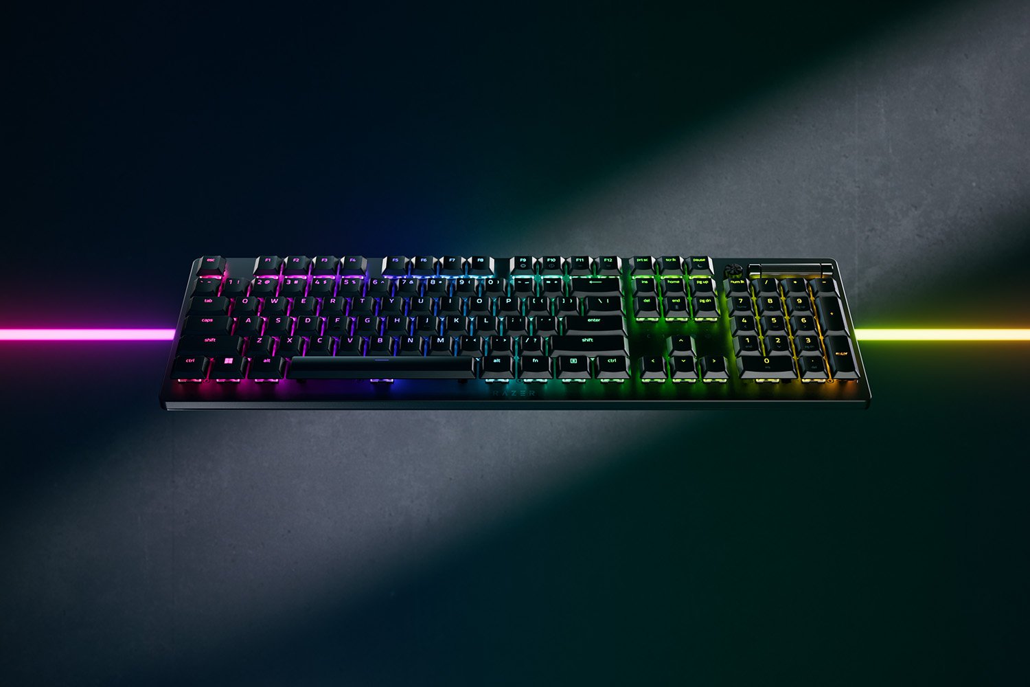 RAZER DEATHSTALKER V2 PRO - RZ03-04360100-R3M1 | Wireless Low Profile Optical Gaming Keyboard, Red Switches - Light And Instant, Multi Function Roller And Media Button