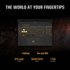 ASUS TUF GAMING F15 FX507ZI4-LP036W | Intel Core i7 12700H, 16GB RAM, 1TB SSD, 15.6" FHD 144Hz, 8GB NVIDIA RTX 4070, Win11 Home, Eng-Arab Keyboard, Gray