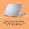 ASUS VIVOBOOK M1605YA-MB152W | AMD Ryzen 7 7730U, 8GB RAM, 512GB SSD, 16" WUXGA, AMD Radeon Graphics, Win11 Home, Eng-Arab K/B, Silver