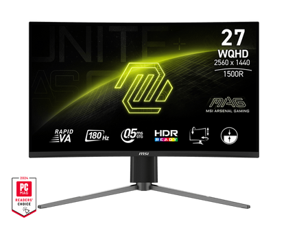 MSI MAG 27CQ6PF - 9S6-3CD94M-021 |  Curved Gaming Monitor, 27