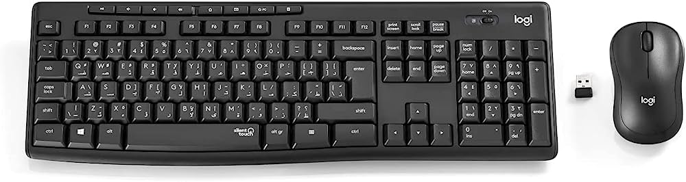 LOGITECH SILENT WIRELESS COMBO MK295 | Work in silence with 90% less clicking and typing noise.
