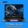 MSI TITAN 18 HX Dragon Edition Draco Epic A2WJ 9S7-1824F6-1433 | Intel Core Ultra 9 290HX Plus, 64GB RAM, 4TB SSD, 18" UHD+ 120Hz, 24GB NVIDIA RTX 5090, Windows 11 Home, English Keyboard, Black_Blue + MSI Mouse & Mousepad