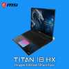 MSI TITAN 18 HX Dragon Edition Draco Epic A2WJ 9S7-1824F6-1433 | Intel Core Ultra 9 290HX Plus, 64GB RAM, 4TB SSD, 18" UHD+ 120Hz, 24GB NVIDIA RTX 5090, Windows 11 Home, English Keyboard, Black_Blue + MSI Mouse & Mousepad