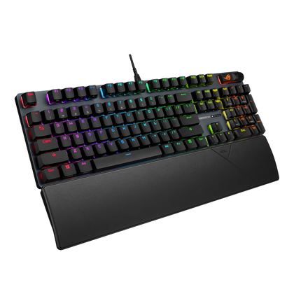 ASUS ROG STRIX SCOPE II X Mechanical Gaming Keyboard | ROG NX SNOW V2 Mechanical switch, Eng-Arab Keyboard / 90MP03XF-BKCA00