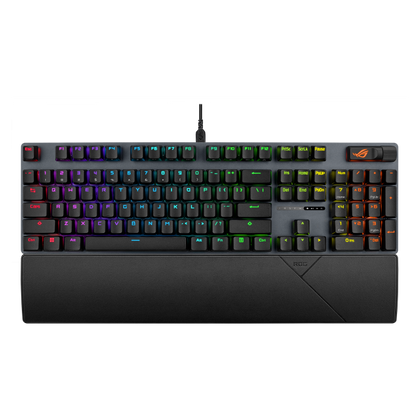 ASUS ROG STRIX SCOPE II X Mechanical Gaming Keyboard | ROG NX SNOW V2 Mechanical switch, Eng-Arab Keyboard / 90MP03XF-BKCA00