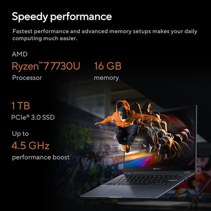 ASUS VIVOBOOK S 14 FLIP TN3402YA-LZ159W | AMD Ryzen 7 7730U, 16GB RAM, 1TB SSD, 14