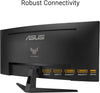 ASUS TUF GAMING VG34VQ3B | Curved Gaming Monitor – 34 inch WQHD (3440x1440), 180Hz, ELMB SYNC, FreeSync Premium, 1ms MPRT, 90% DCI-P3, Display Widget Center