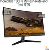 ASUS TUF GAMING VG27VQ3B | Curved Gaming Monitor – 27 inch Full HD, 180Hz, ELMB SYNC, FreeSync, 1ms response time, 90% DCI-P3, Display Widget Center
