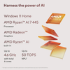 ASUS ZENBOOK 14 OLED UM3406GA-QD031W | AMD Ryzen AI 7 445, 32GB RAM, 1TB SSD, 14.0" OLED WUXGA, AMD Radeon Graphics, Windows 11 Home, Eng-Arab Keyboard, Black