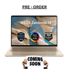 ASUS ZENBOOK 14 UX3480AA-TPOLEDU7 | Intel Core Ultra 7 355, 16GB RAM, 512GB SSD, 14.0" OLED WUXGA Touch Screen, Intel Graphics, Windows 11 Home, Eng-Arab Keyboard, Komodo Coral