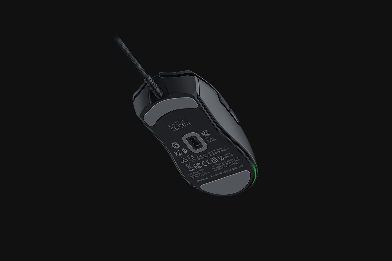 RAZER COBRA  - RZ01-04650100-R3M1 | Customizable Gaming Mouse, 8500 DPI Optical Sensor, 58G Lightweight Design