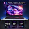 ASUS ROG STRIX SCAR 18 G835LXG-TQ512W | Intel Ultra 9 290HX Plus, 64GB RAM, 2TB SSD, 18" WQUXGA Mini LED 240Hz, 24GB NVIDIA RTX 5090, Windows 11 Home, Eng-Arb Keyboard, Black + ROG Bag