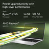 ASUS VIVOBOOK 15 M1502NAQ-BQ034W | AMD Ryzen 5 150, 16GB RAM, 512GB SSD, 15.6" FHD, AMD Radeon Graphics, Windows 11 Home, Eng-Arab Keyboard, Blue
